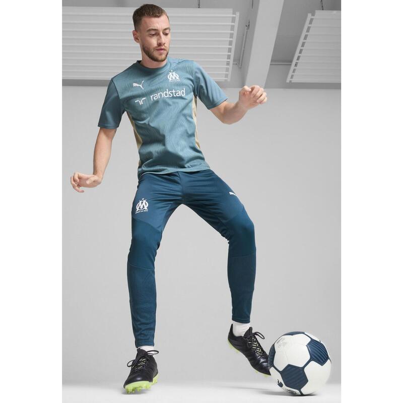 Męska koszulka treningowa Olympique Marsylia PUMA Bold Blue Putty Beige