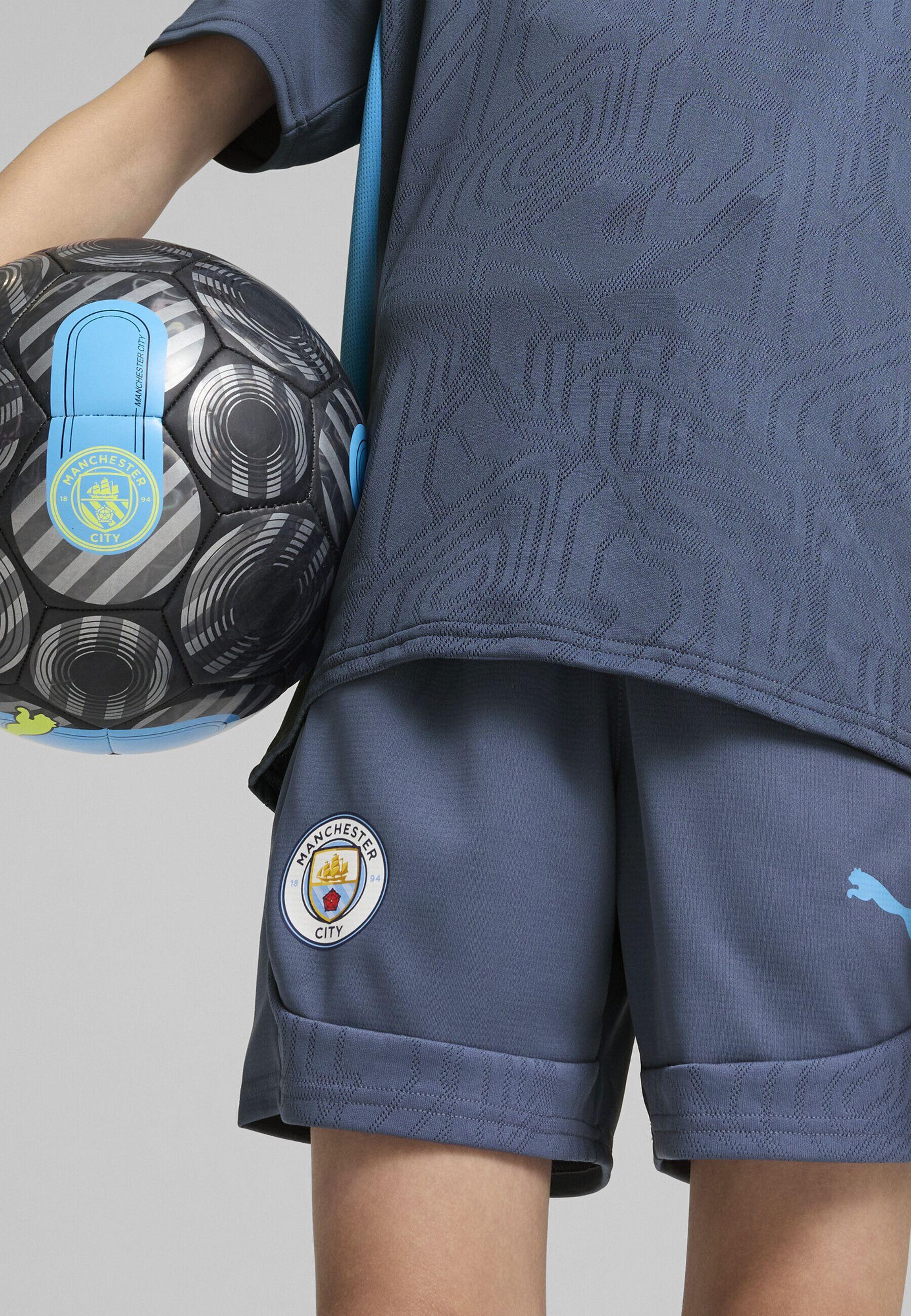Short d’entraînement Manchester City Enfant et Adolescent PUMA Inky Blue Magic 1/7