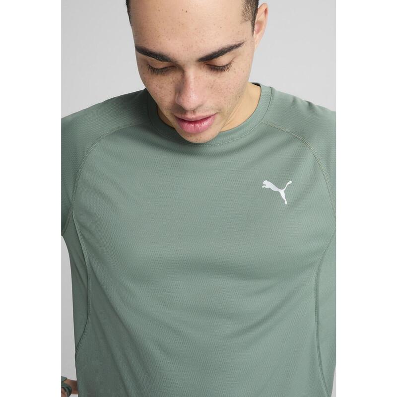 Haut de running à manches longues VELOCITY Homme PUMA Green Moon