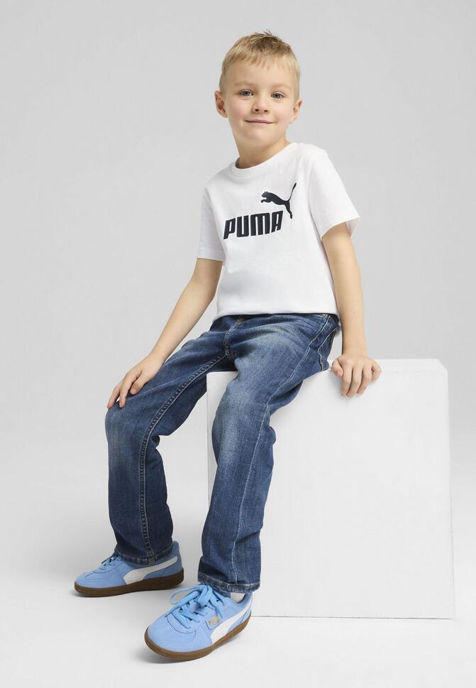 Dziecięca koszulka ESS z logo No. 1 PUMA White