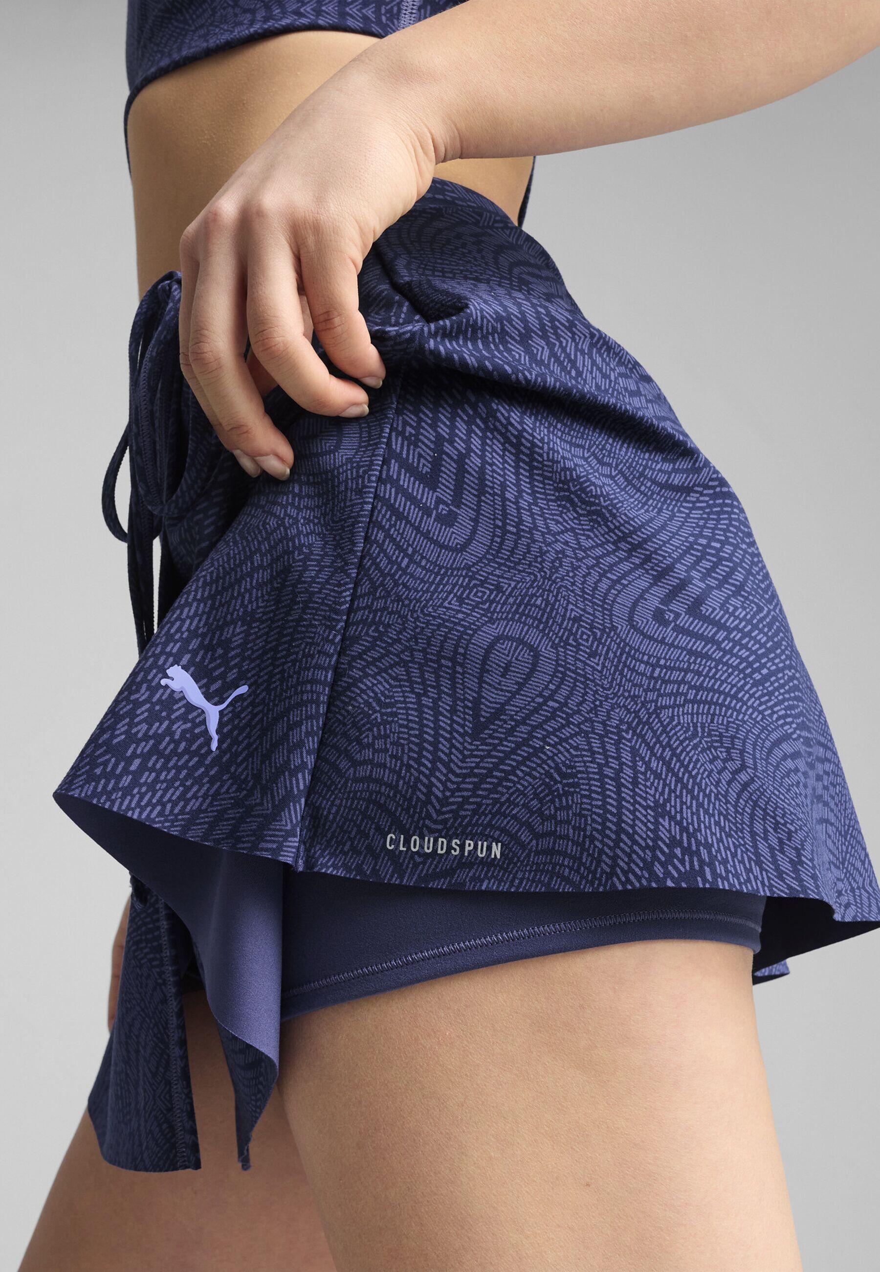 PUMA MOVE CLOUDSPUN AOP wikkelrok voor dames PUMA Blue Crystal