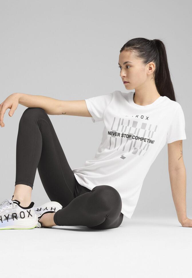 Damska koszulka PUMA x HYROX Train All Day PUMA White