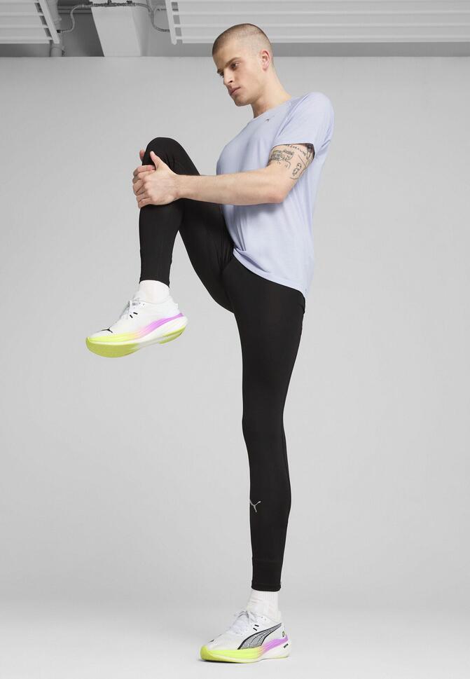 Męska koszulka do biegania VELOCITY Tri-Blend PUMA Cool Weather Blue