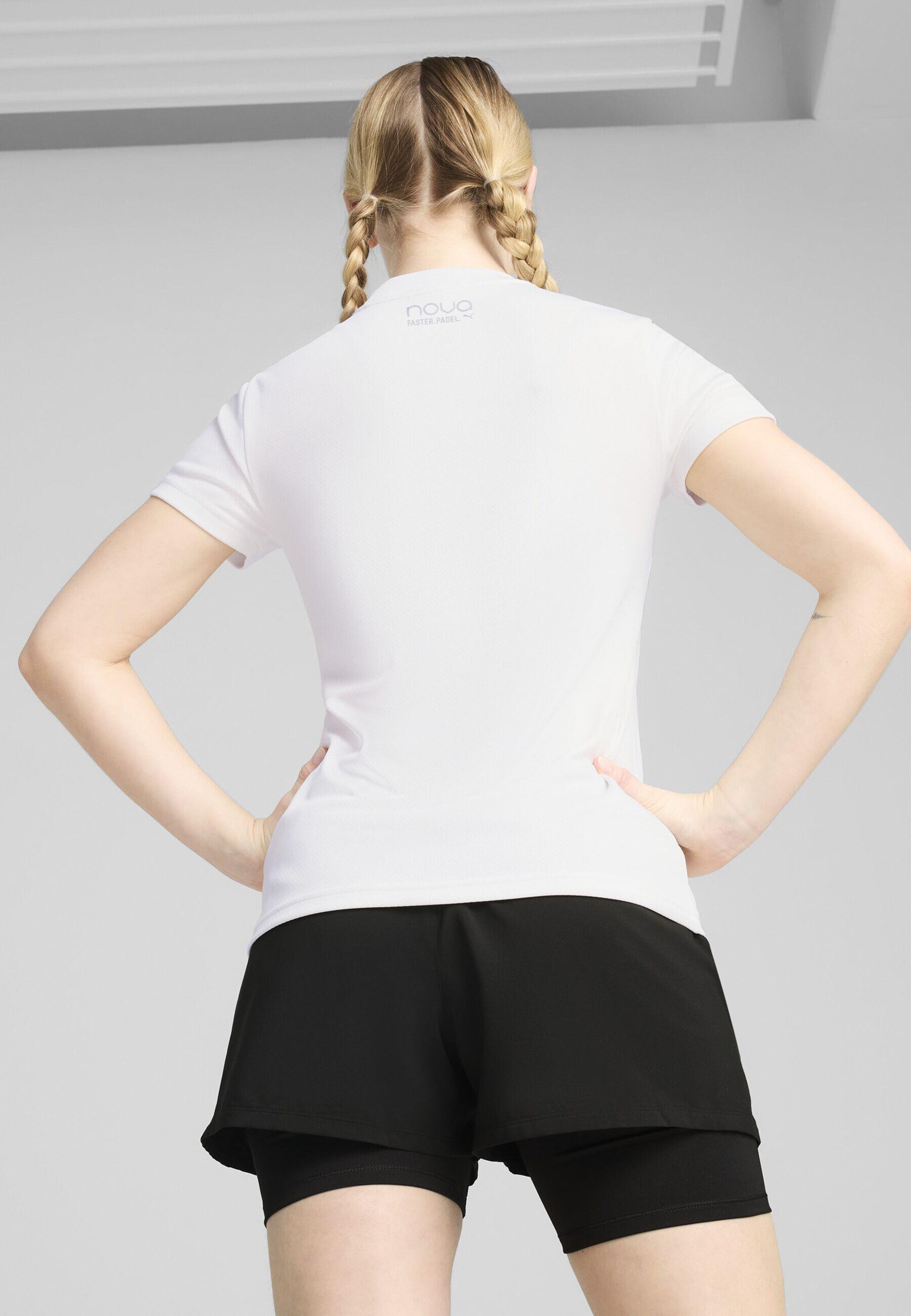 Damska koszulka do padla z grafiką INDIVIDUAL PUMA White 6/7