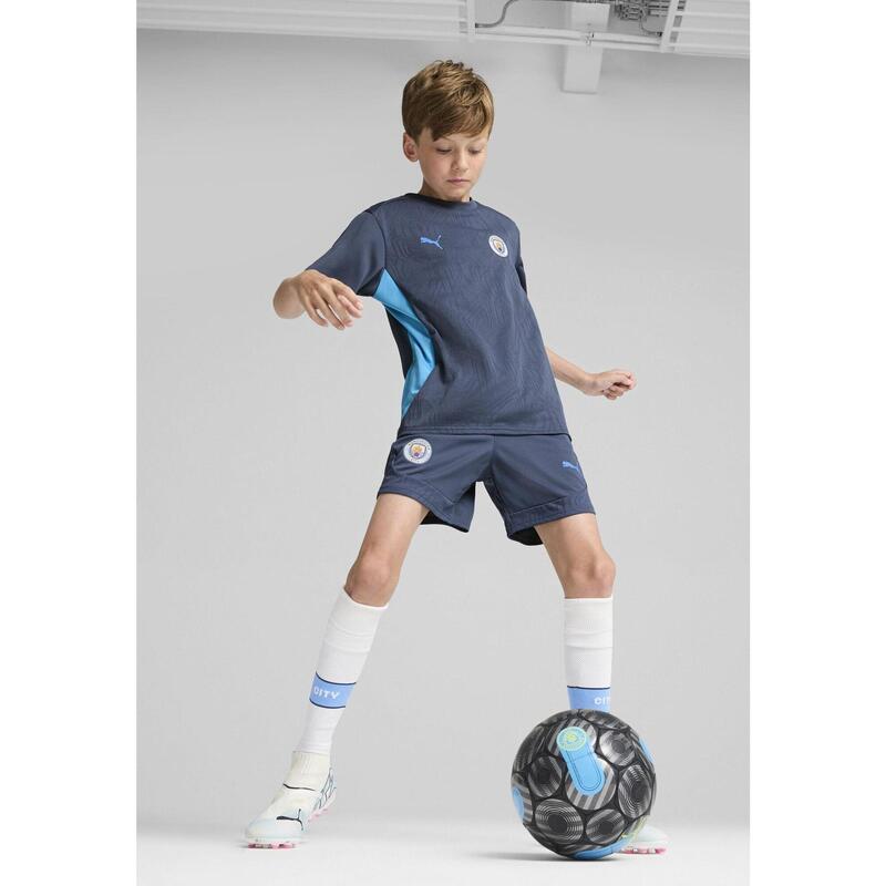 Tréninkové kraťasy Manchester City pro mládež PUMA Inky Blue Magic