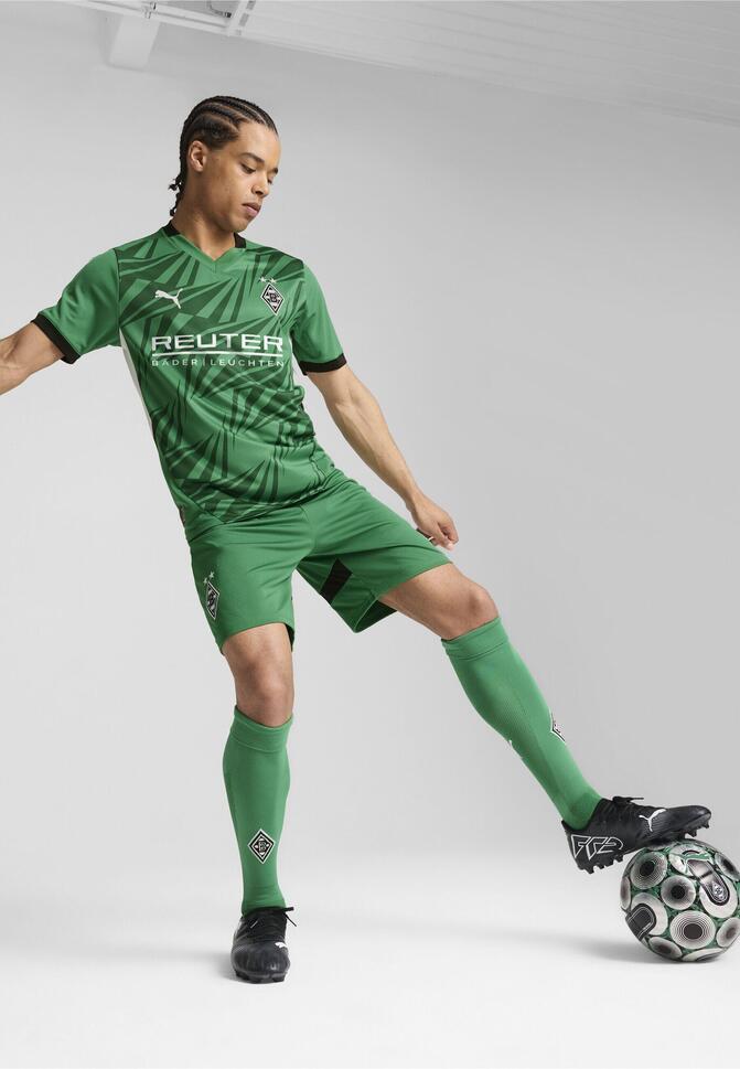 Męska koszulka wyjazdowa Borussia Mönchengladbach 24/25 PUMA Archive Green White