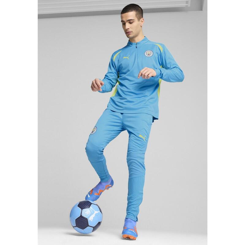 Pantaloni de antrenament Manchester City Bărbați PUMA Magic Blue Yellow Glow