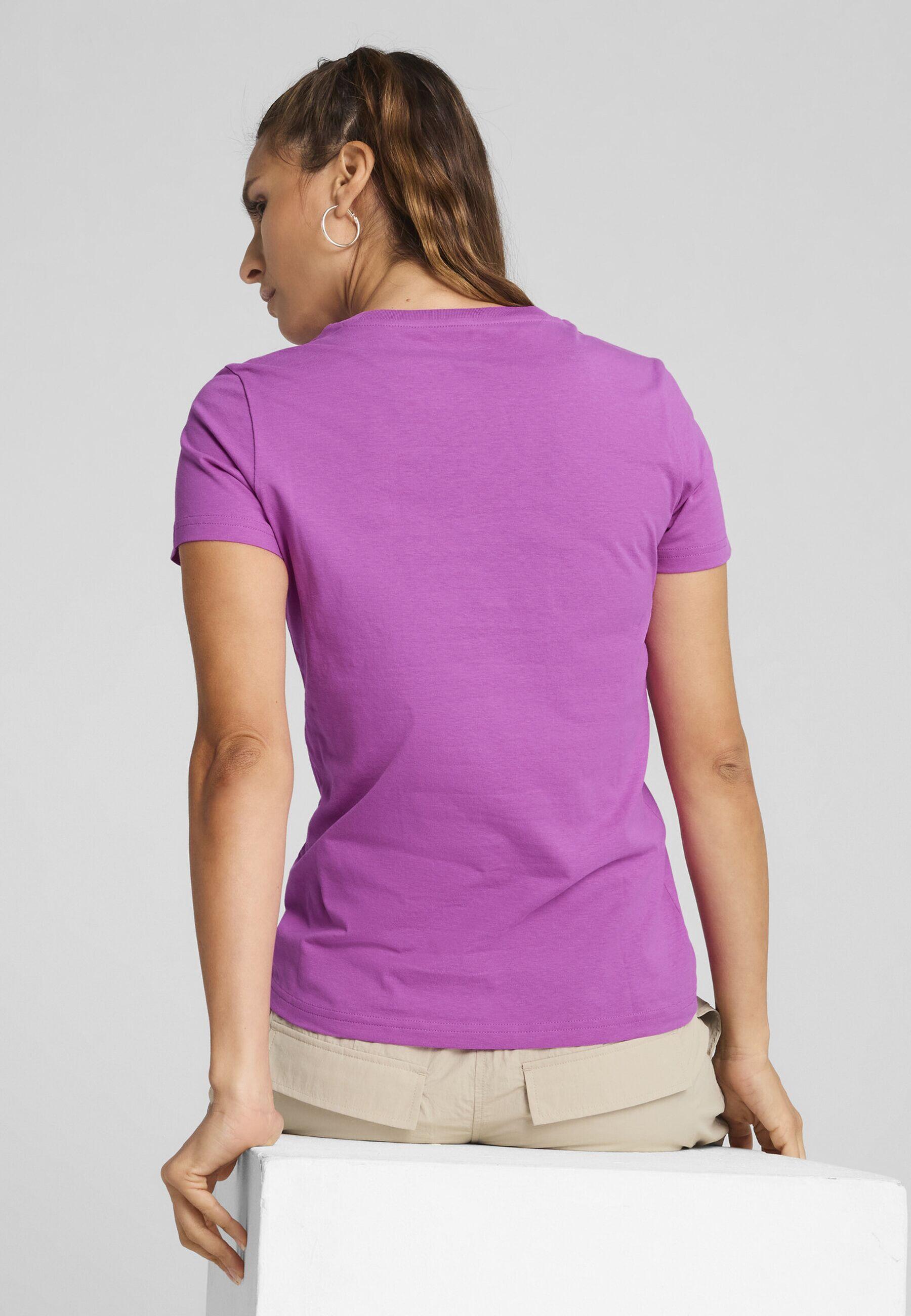 ESS ELEVATED T-shirt voor dames PUMA Wild Berry Purple 6/7