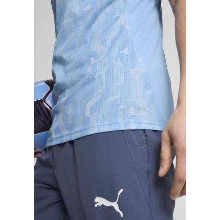 Męska koszulka przedmeczowa z krótkim rękawem Manchester City PUMA