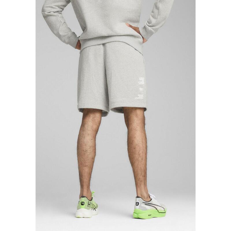 Męskie szorty dresowe PUMA × HYROX PUMA Light Gray Heather
