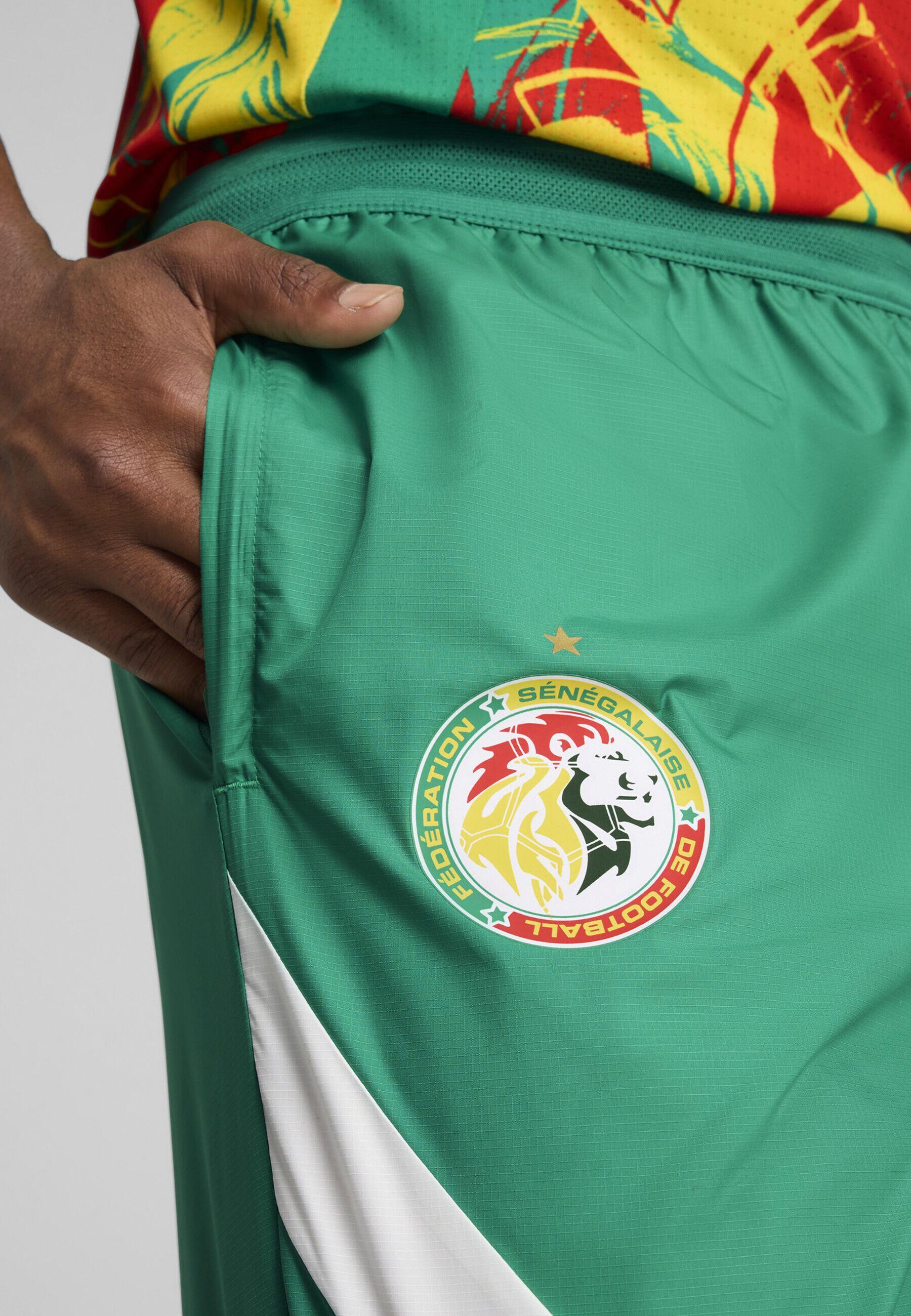 PUMA Pantaloni pre-partita Senegal 2025 da uomo PUMA Sport Green White