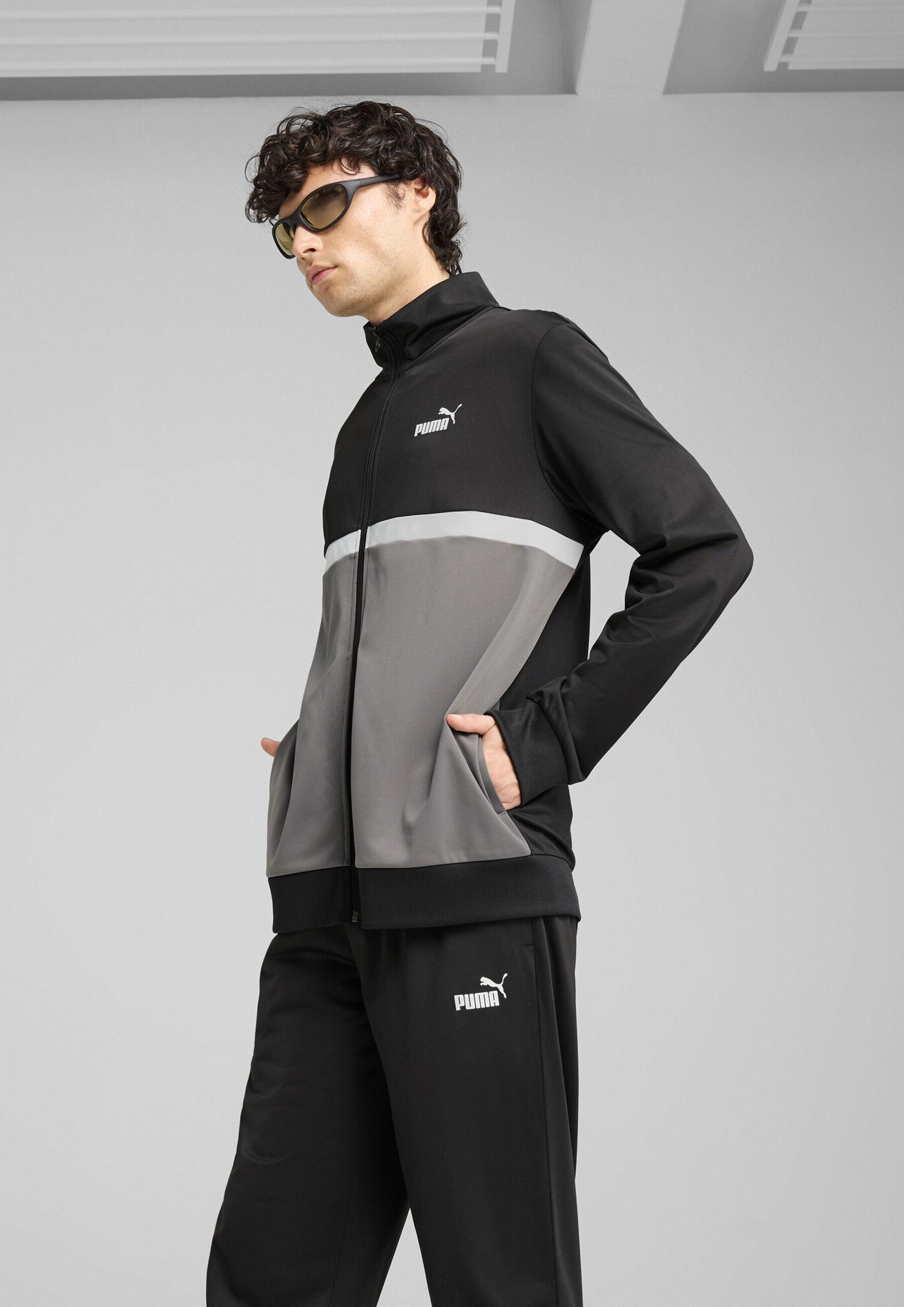 Poly Colourblock trainingspak voor heren PUMA Black 2/7