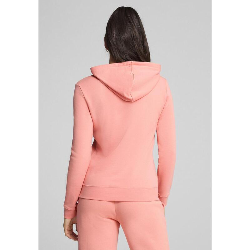 Damska bluza z kapturem z logo No.1 ESS PUMA Pink Fruit