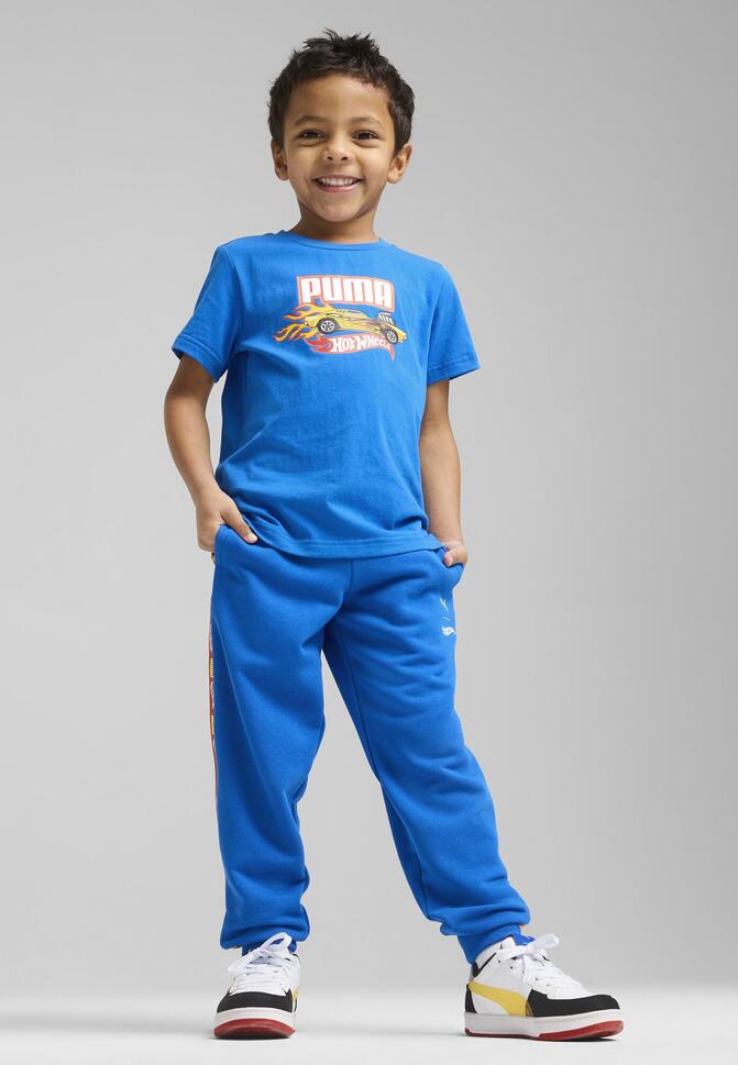Dziecięca koszulka PUMA × HOT WHEELS™ z grafiką PUMA Team Royal Blue