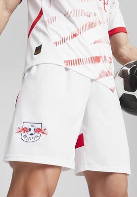 Rb leipzig short voor heren puma dark jasper active red