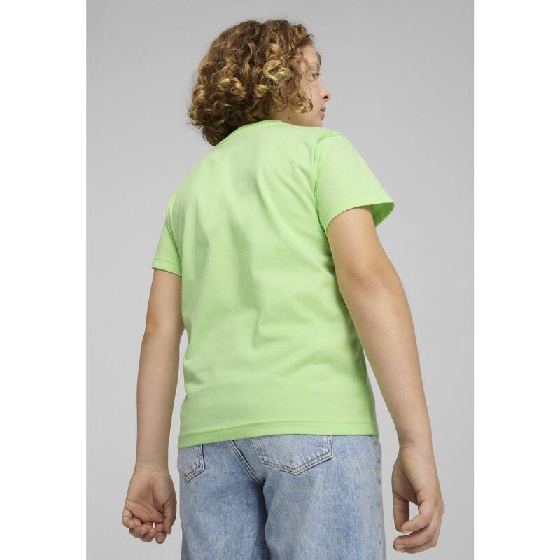 Młodzieżowa koszulka ESS z logo No. 1 PUMA Spring Fern Green