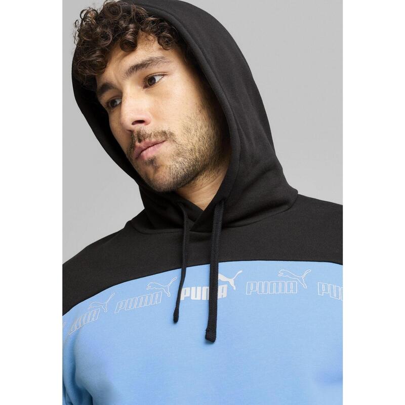 Sweat à capuche Around the Block Homme PUMA Team Light Blue