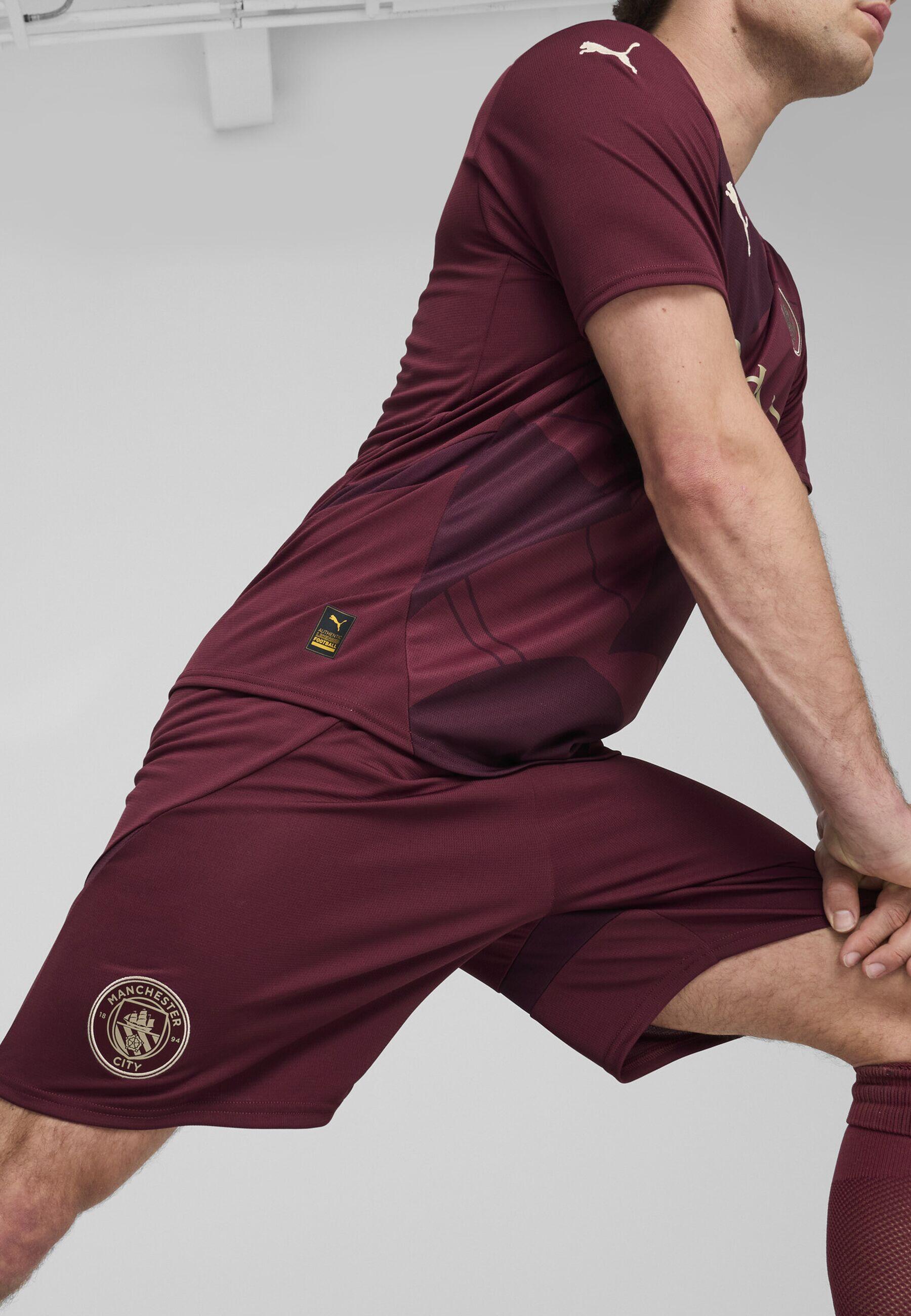 Pantaloni scurți Manchester City 24/25 bărbați PUMA Dark Jasper Red