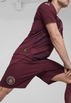 Short 24/25 Manchester City Homme PUMA Bold Blue Poppy Pink