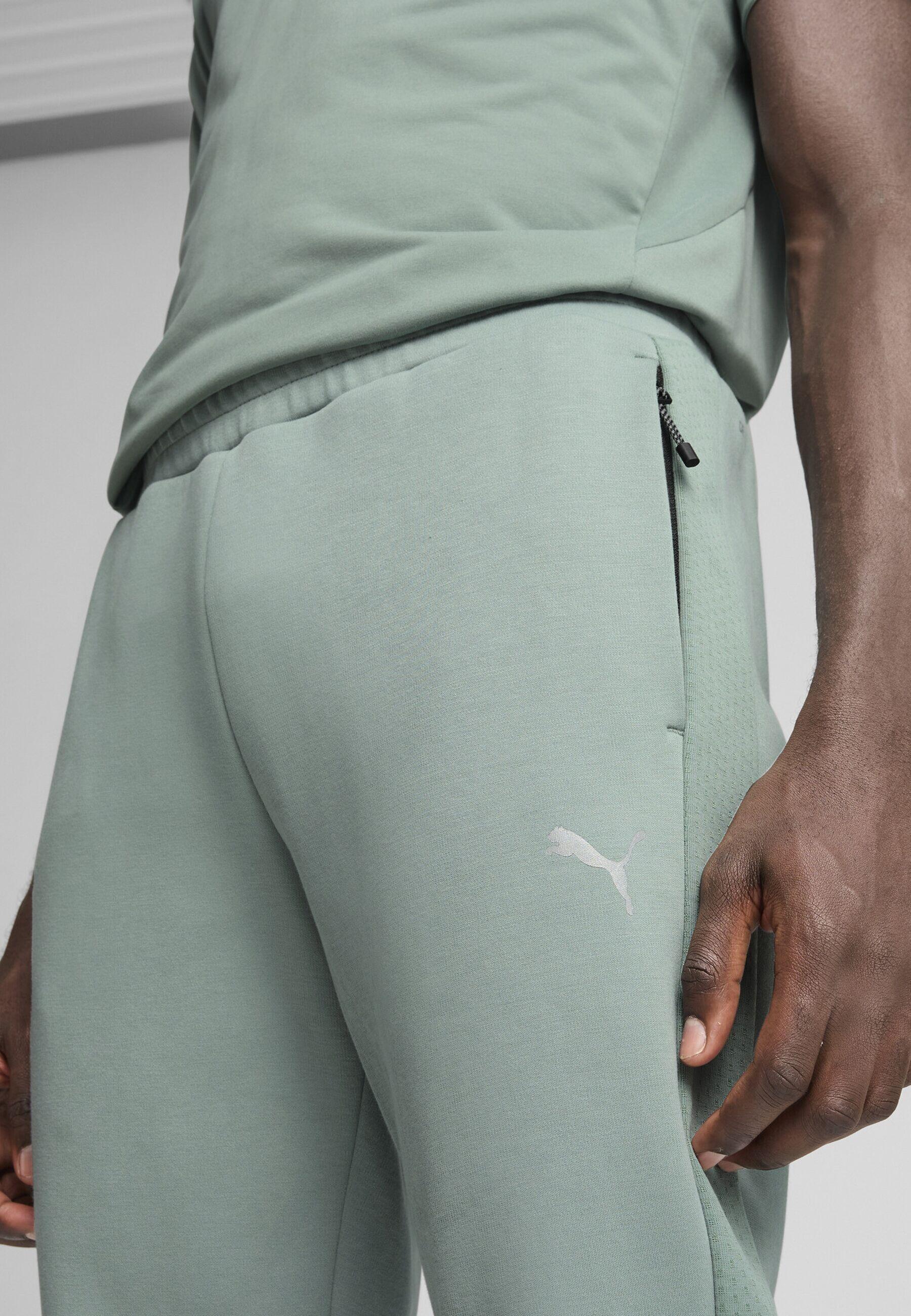 PUMA Pantaloni EVOSTRIPE da uomo PUMA Green Moon
