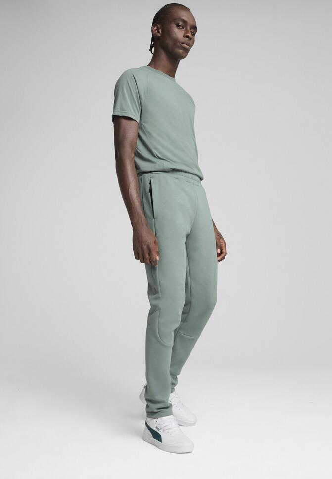 Męskie spodnie EVOSTRIPE PUMA Green Moon