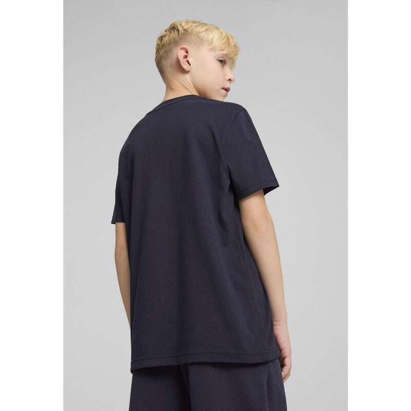 Tricou copii logo mare, mânecă scurtă, albastru PUMA