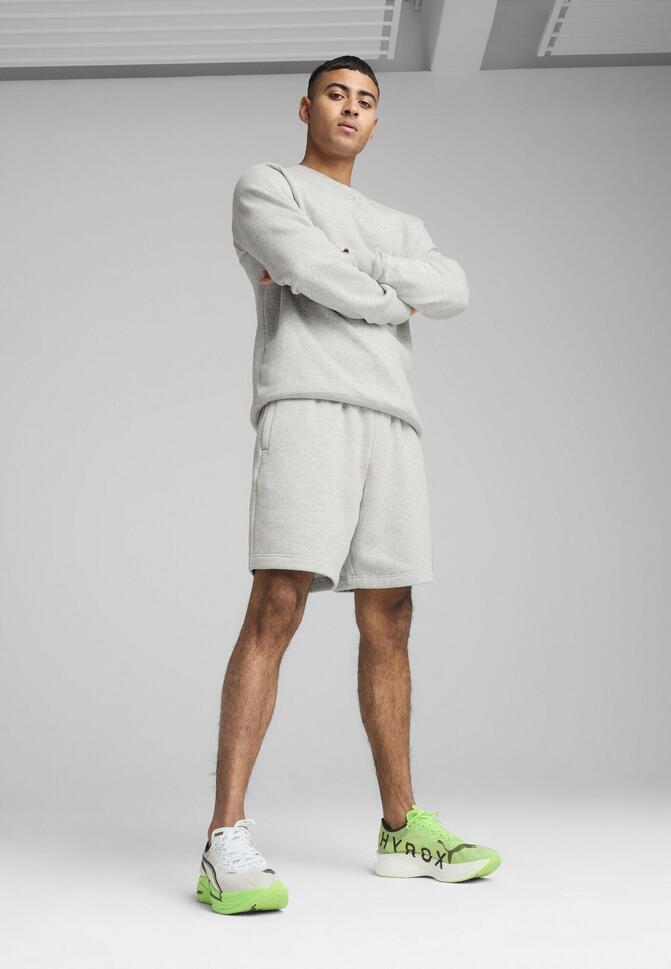 Męskie szorty dresowe PUMA × HYROX PUMA Light Gray Heather
