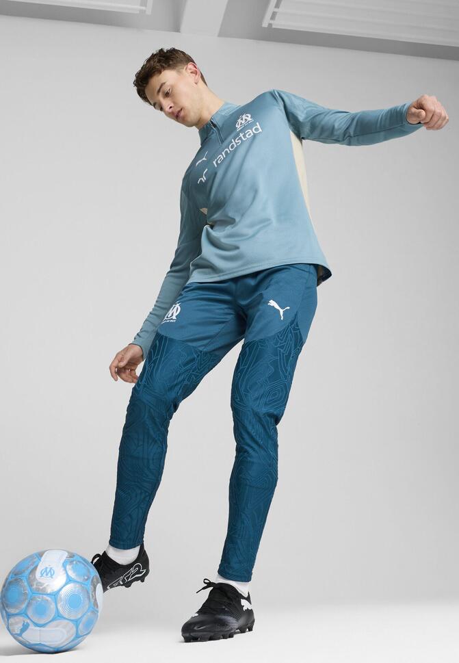 Męska bluza treningowa Olympique Marsylia z zamkiem 1/4 PUMA