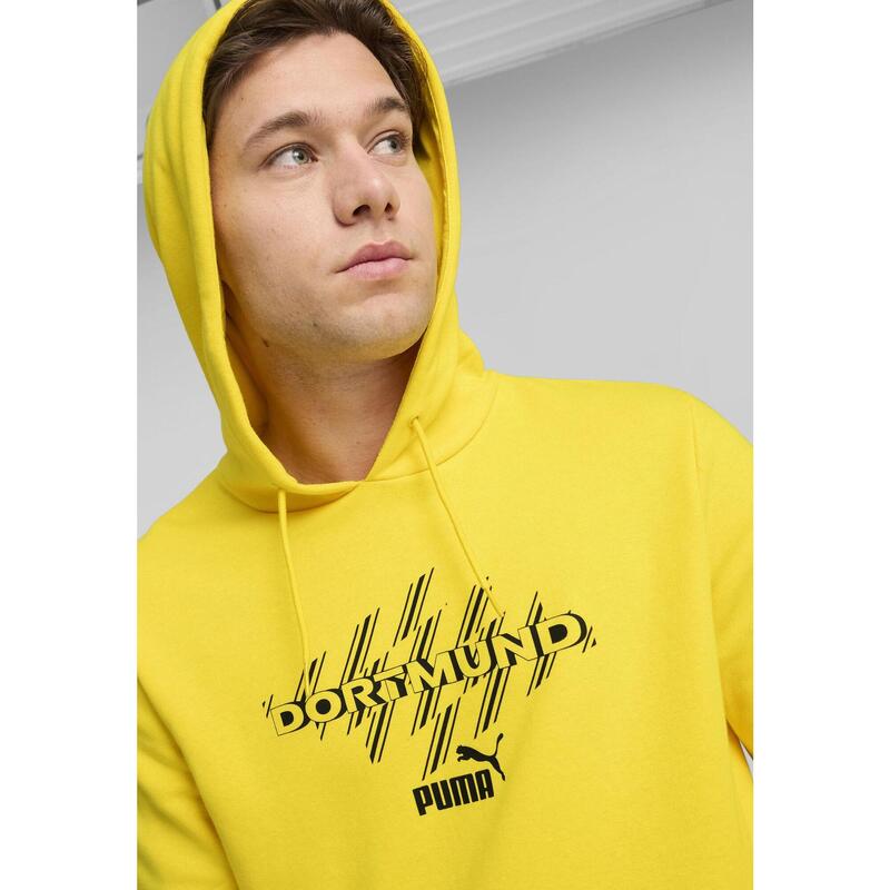 Hoodie ftblCULTURE Borussia Dortmund Homme PUMA Black Faster Yellow