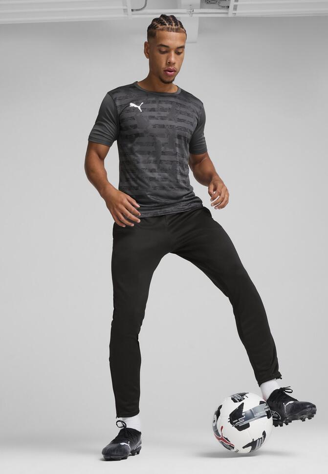 Męska koszulka z grafiką individualRISE PUMA Asphalt Gray