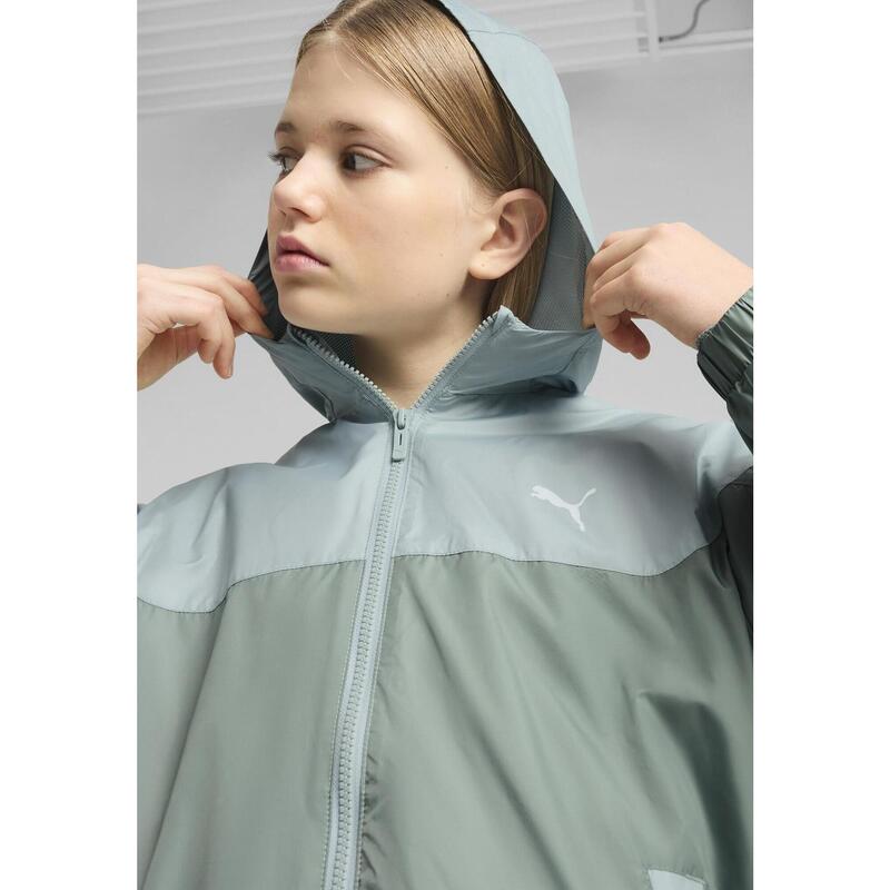 Coupe-vent doublé en mesh Enfant et Adolescent PUMA Green Moon
