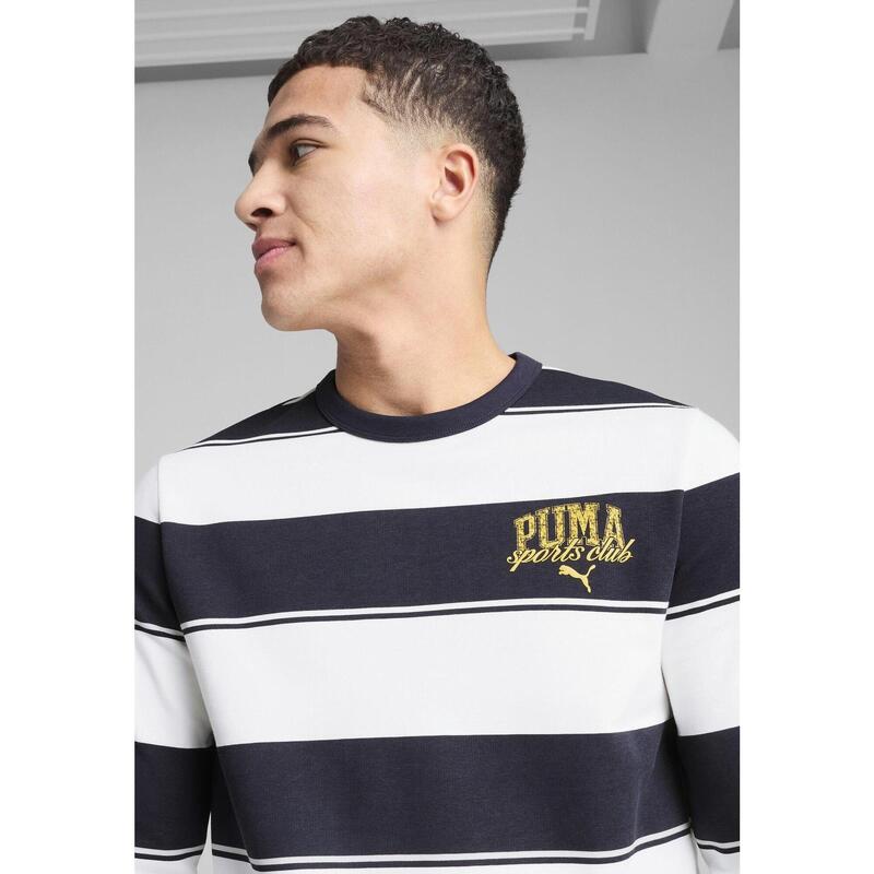 Męska bluza PUMA Class w paski PUMA New Navy Blue