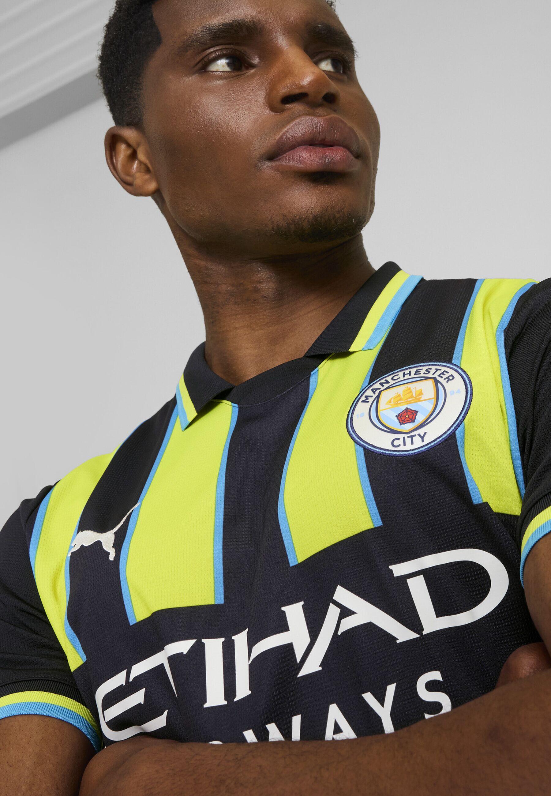 PUMA Manchester City 24/25 uitshirt voor heren PUMA New Navy Yellow Glow Blue