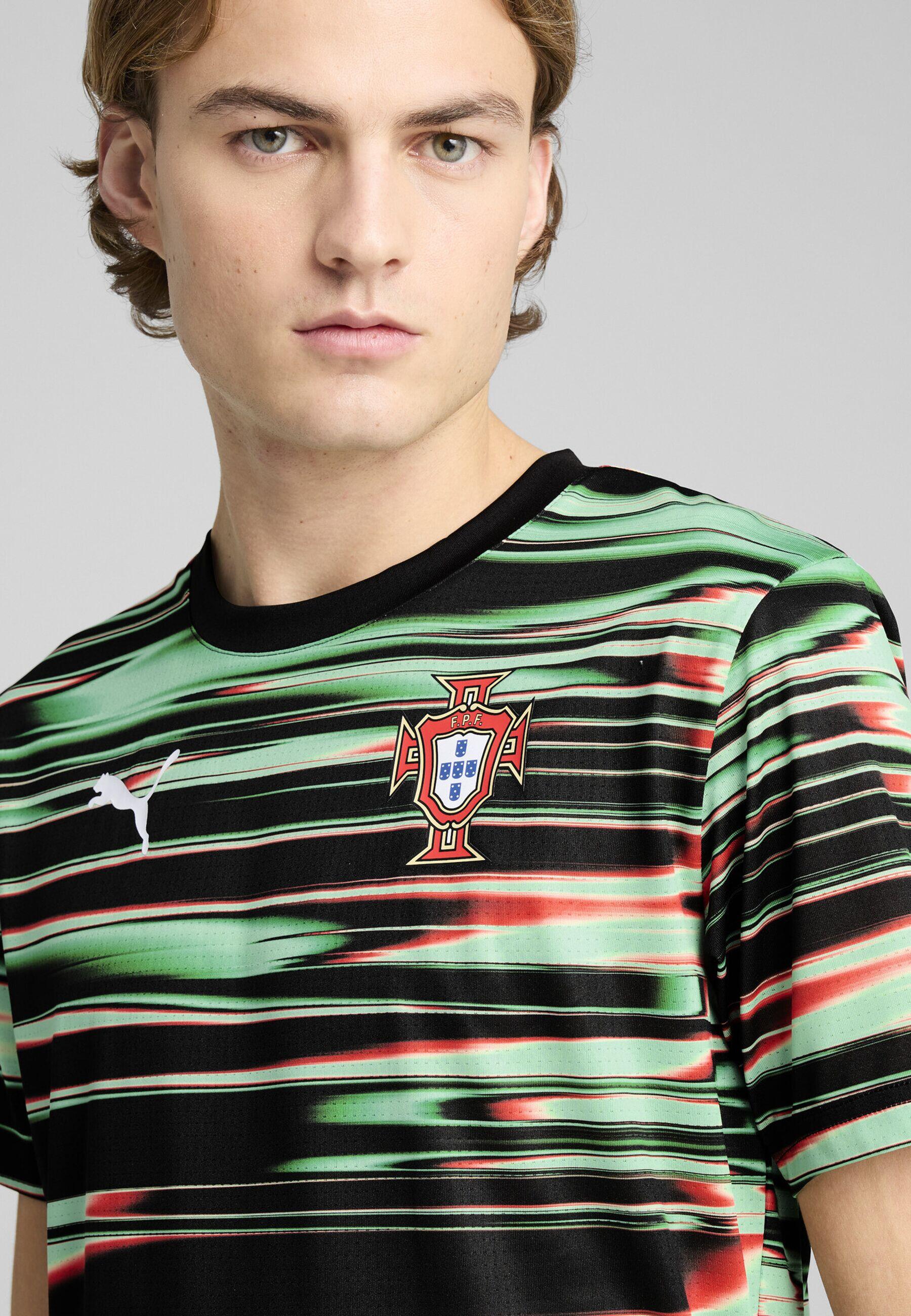 PUMA Portugal Aufwärmtrikot Herren PUMA Black White