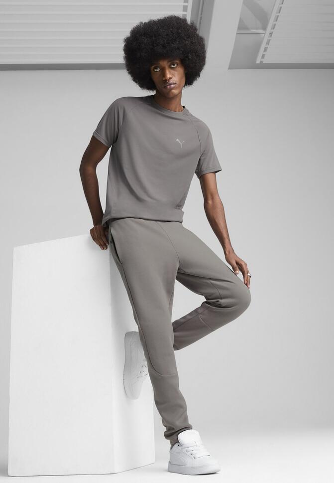 Męskie spodnie EVOSTRIPE PUMA Cast Iron Gray