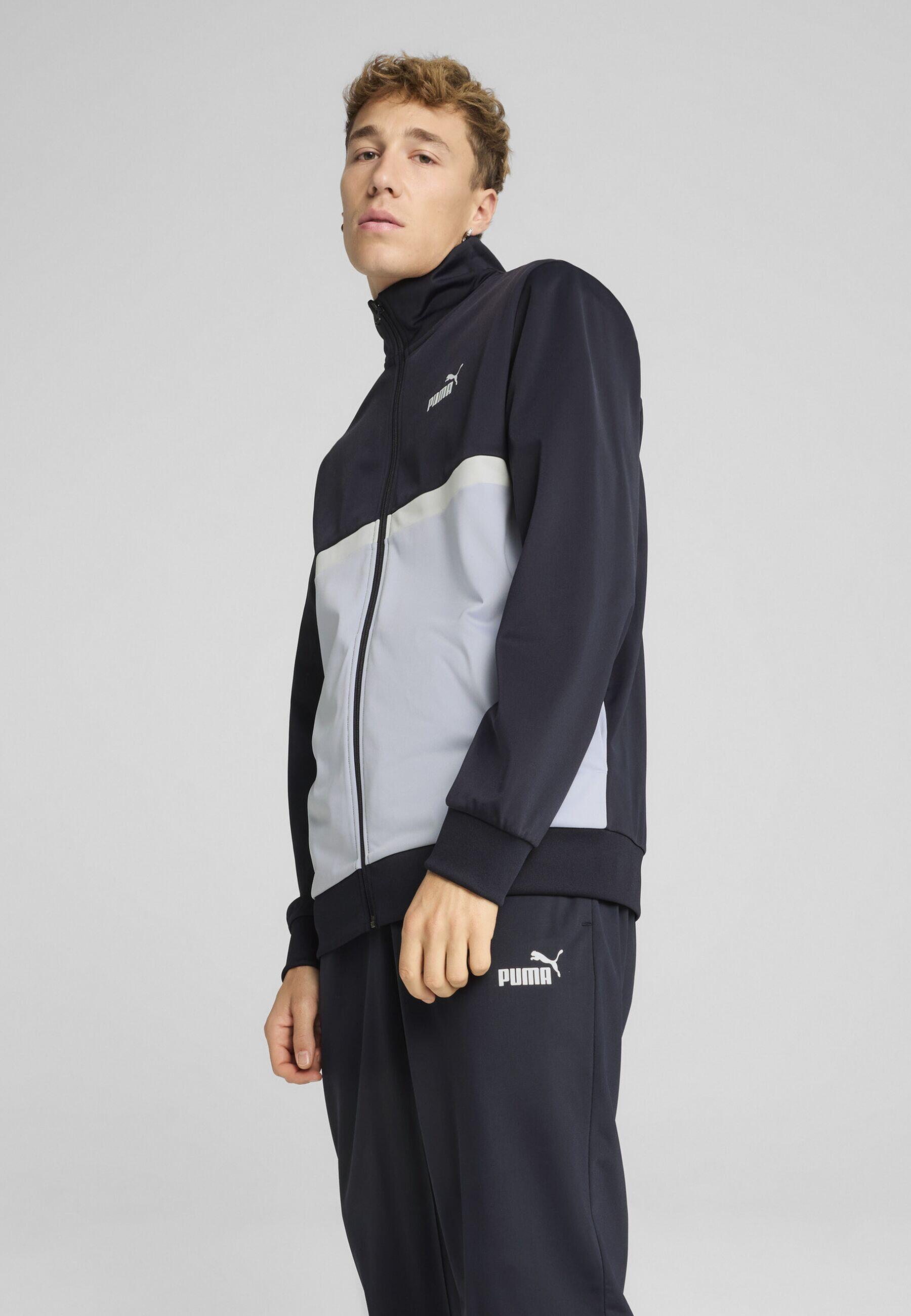 Poly Colourblock trainingspak voor heren PUMA New Navy Blue 2/7