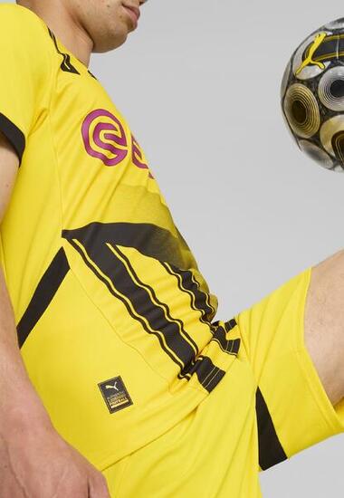 Maglia gara Borussia Dortmund 24/25 Cup da uomo PUMA Faster Yellow Black