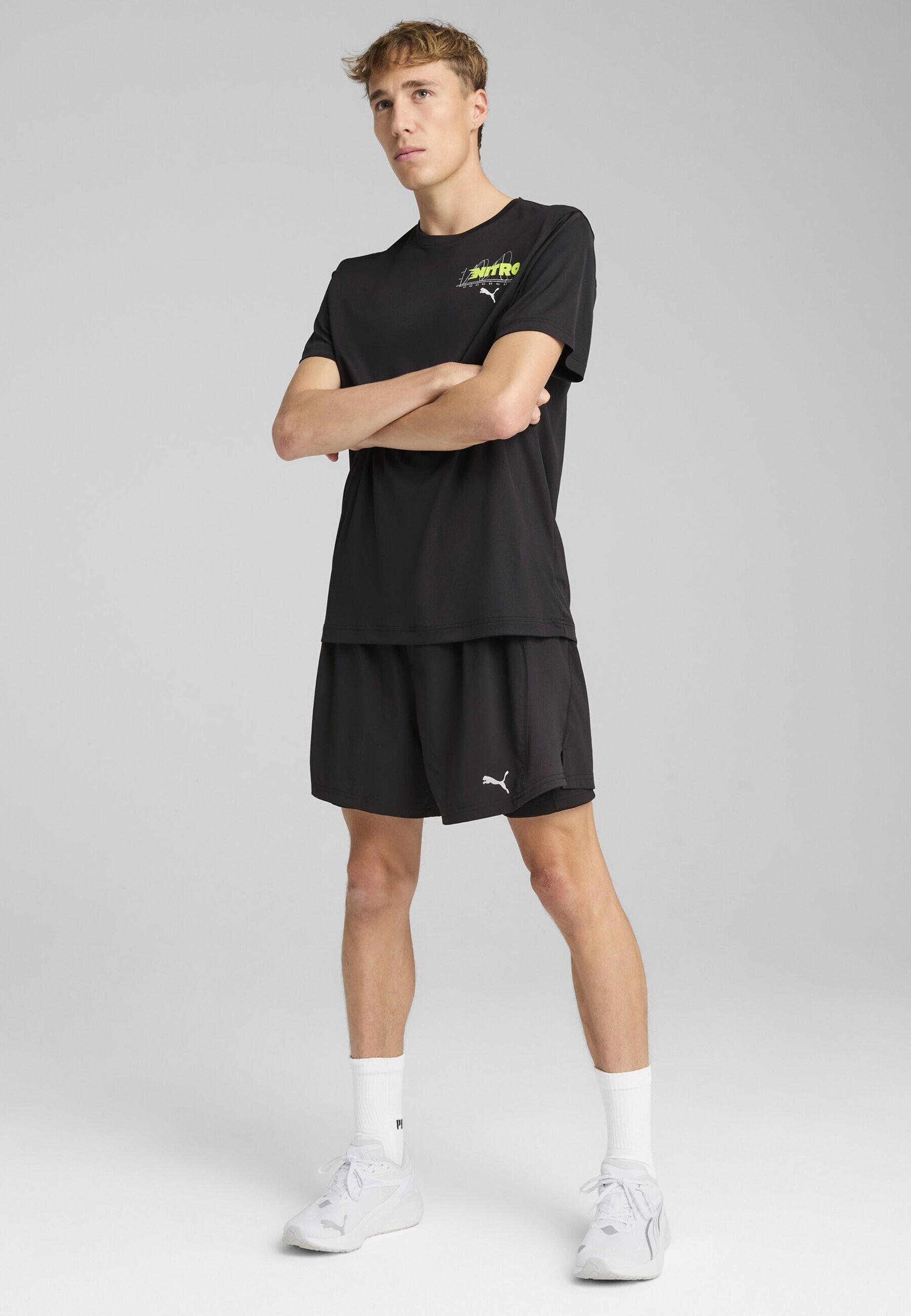 NITRO™ Graphic hardloopshirt voor heren PUMA Black 2/7