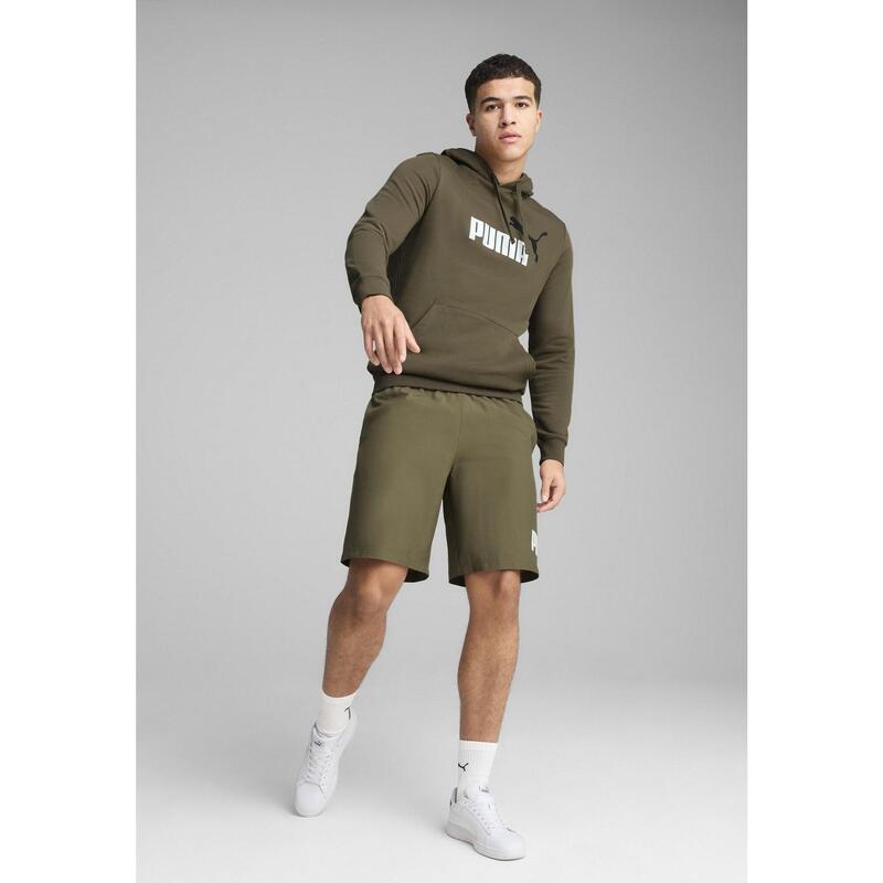Hoodie avec logo N° 1 bicolore Essentials Homme PUMA Loden Green