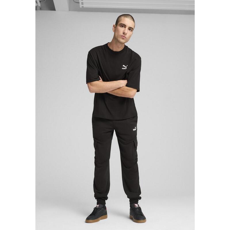 Pantalon Drumeție Bărbați Essentials No. 1 Logo Negru PUMA Black