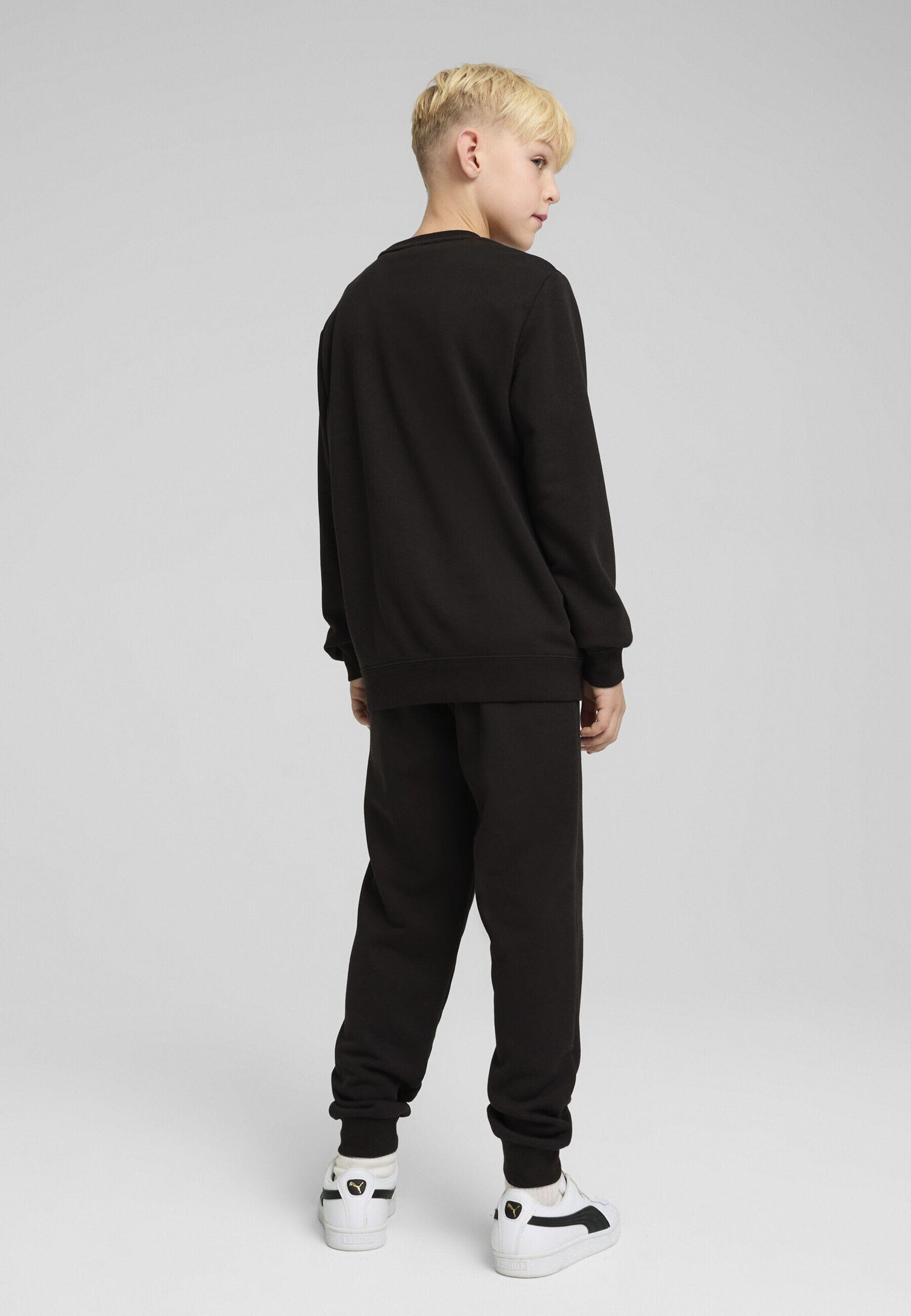Essentials No. 1 Logo Crew Trainingsanzug Jungen PUMA Black 6/7
