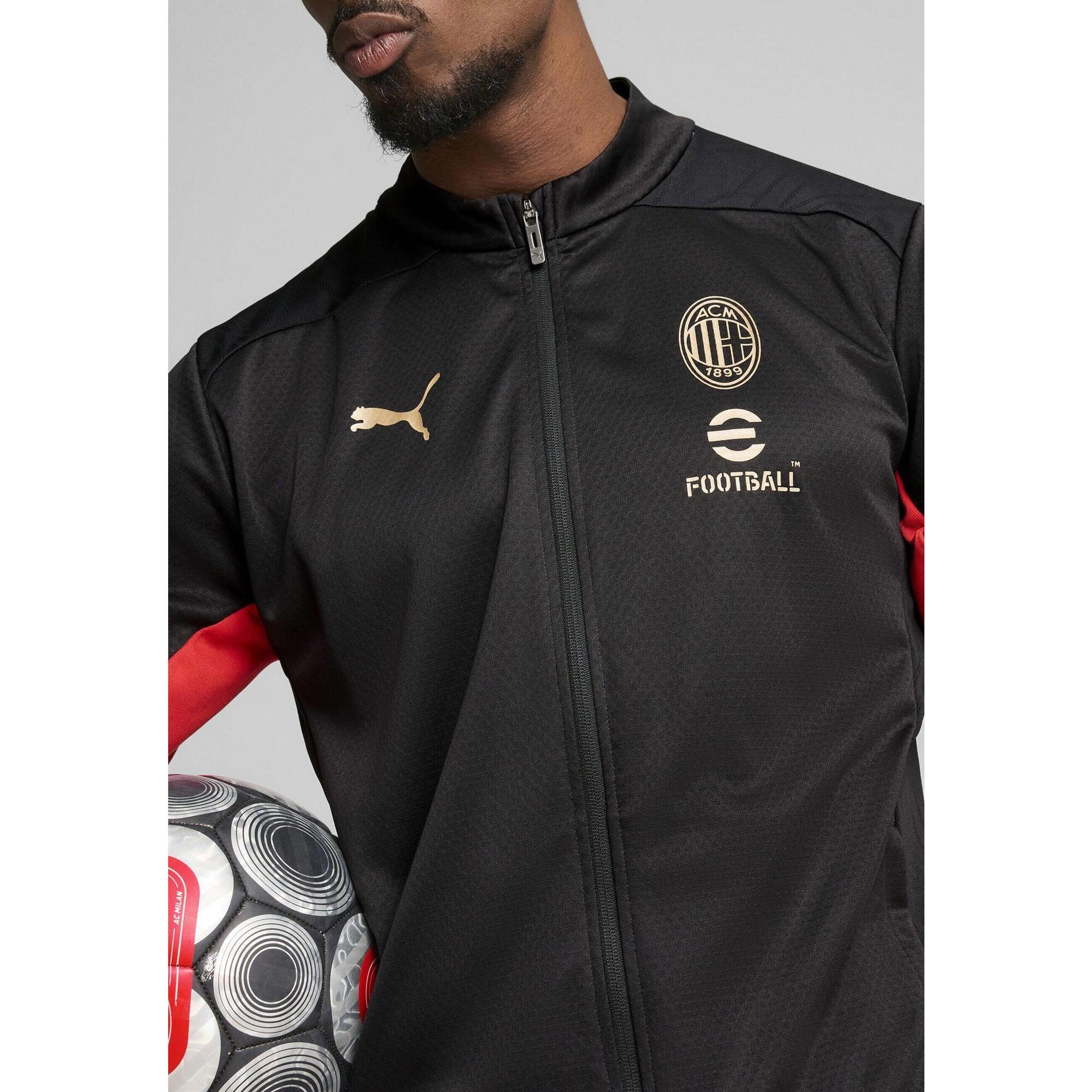 PUMA Pánská tréninková bunda AC Milán PUMA Black For All Time Red