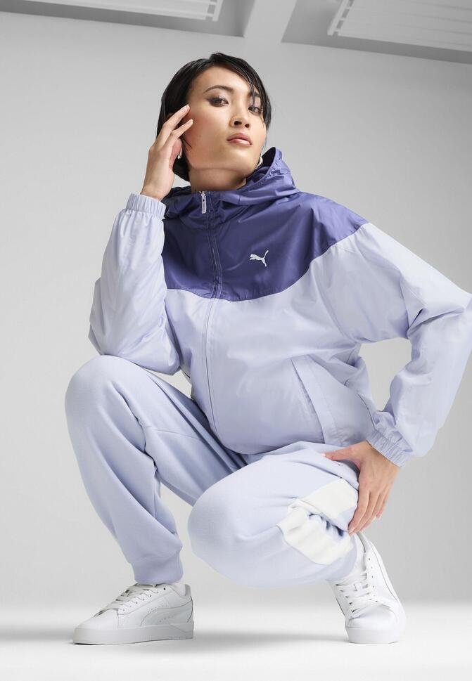 Damska wiatrówka o luźnym kroju Essentials PUMA Cool Weather Blue