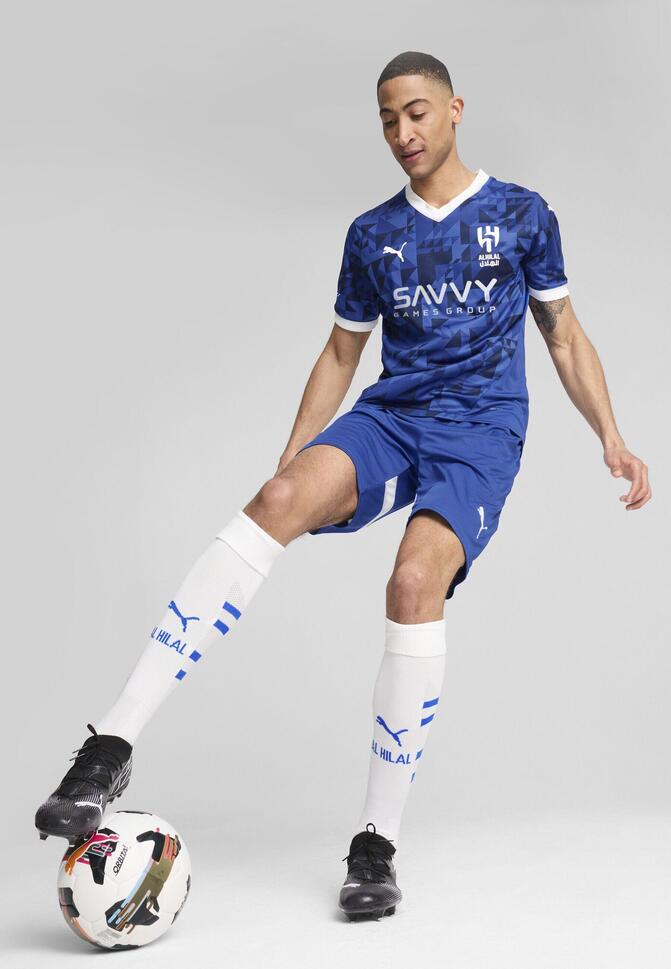 Męska koszulka domowa Al Hilal Saudi F.C. 24/25 PUMA Blue Intense White
