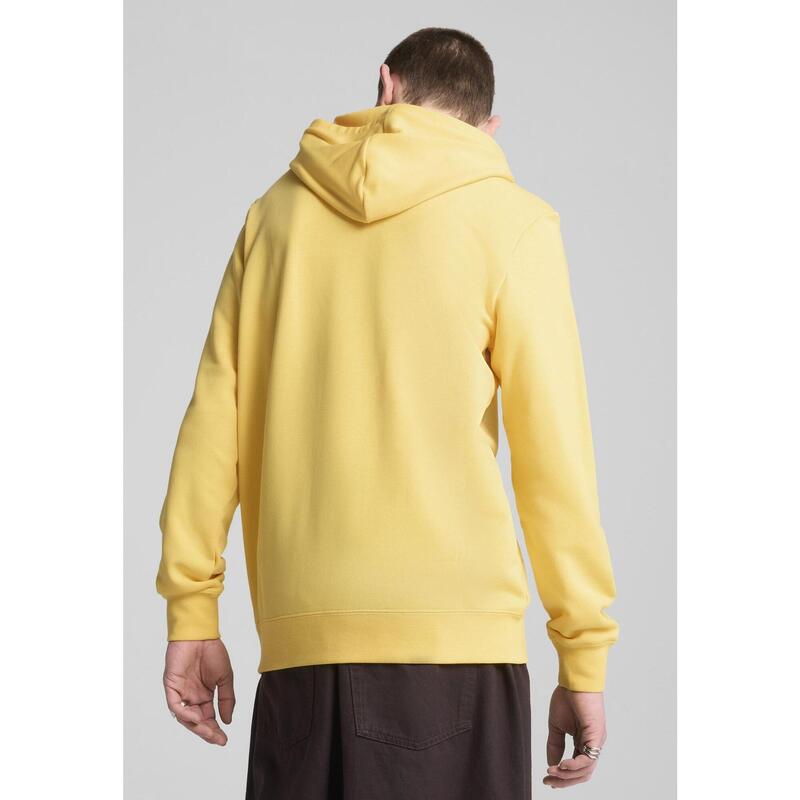 Hoodie avec logo N° 1 bicolore Essentials Homme PUMA Sunny Yellow