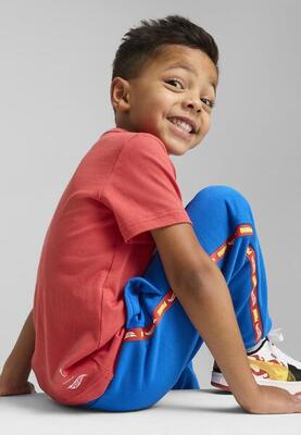 Puma x hot wheels™ t-shirt met print voor kinderen puma red fire