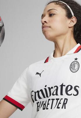 Ac milan 24/25 uitshirt voor dames puma white