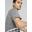 Tricou fitness bărbați Essentials No. 1 Logo roșu PUMA Medium Gray Heather