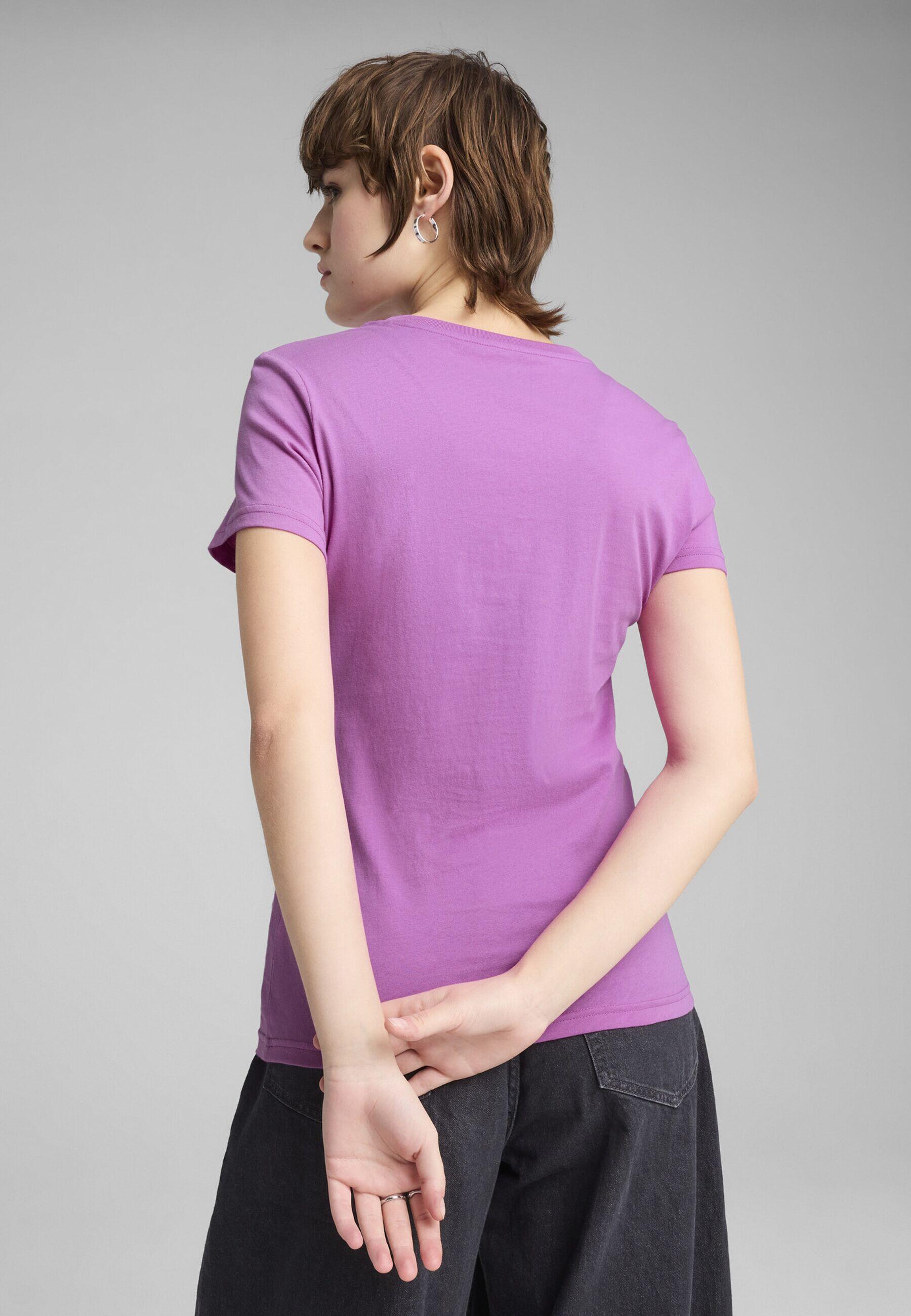 T-shirt con logo ESS N. 1 da donna PUMA Wild Berry Purple 7/7