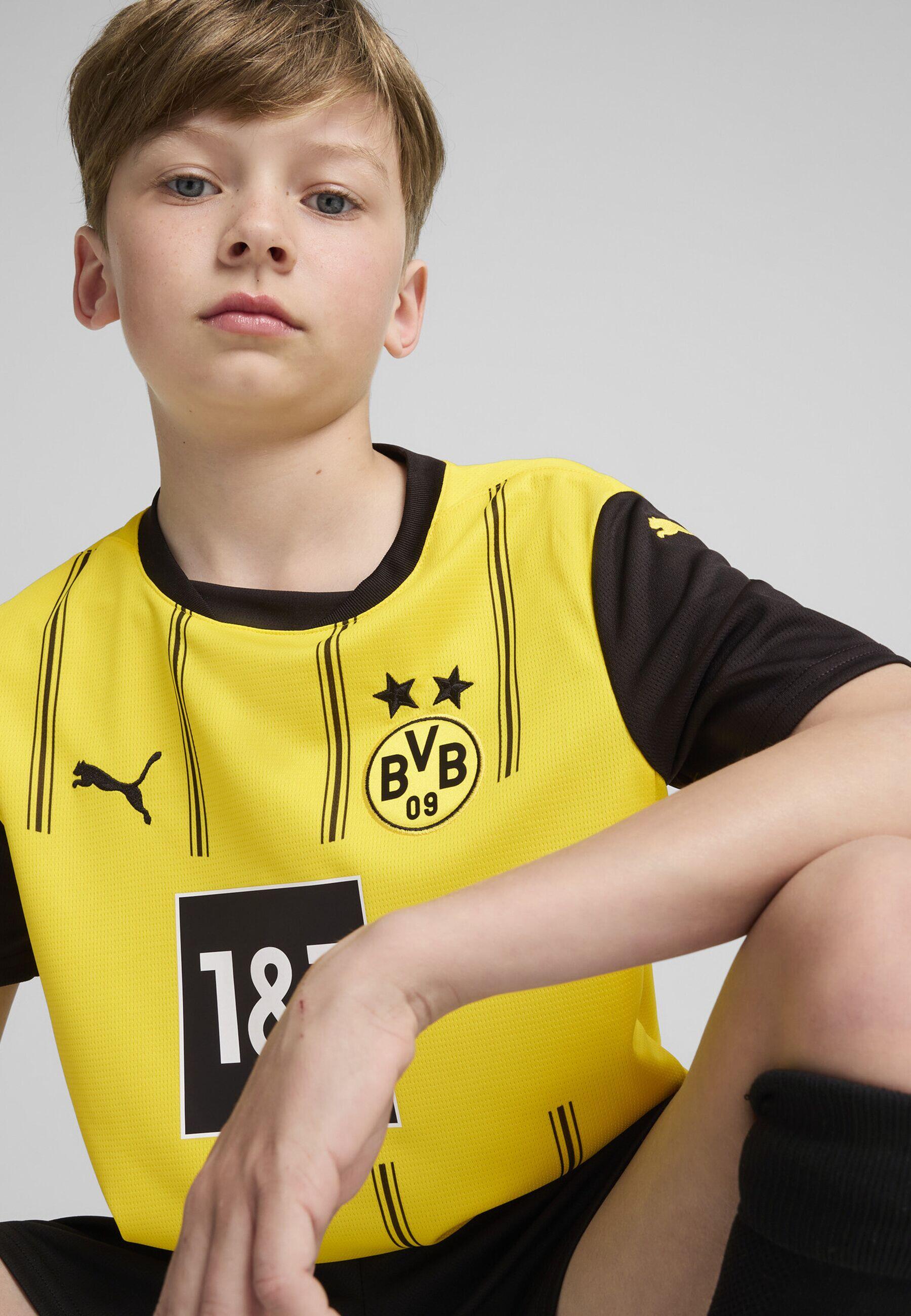 PUMA Borussia Dortmund 24/25 thuisshirt voor jongeren PUMA Faster Yellow Black